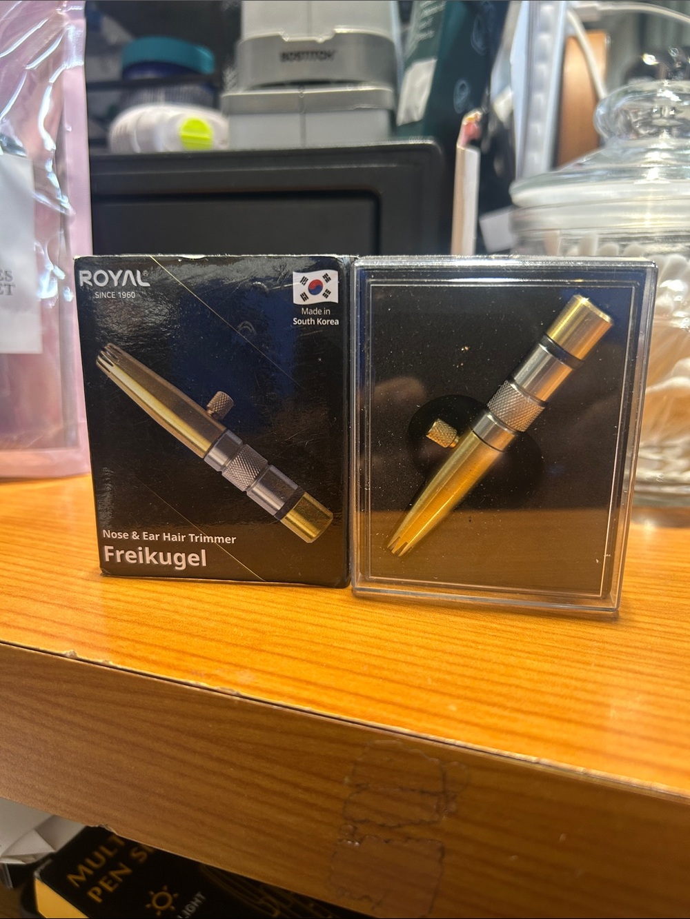 ROYAL Freikugel Nose & Ear Hair Trimmer - Gold/Silver